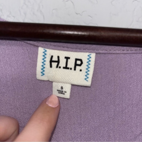 Women's HIP Pastel Purple Short Sleeve Top - Picture 4 of 7